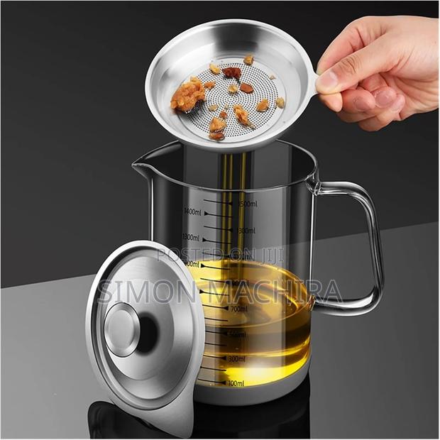 Glass Borosilicate Oil Glass Jar