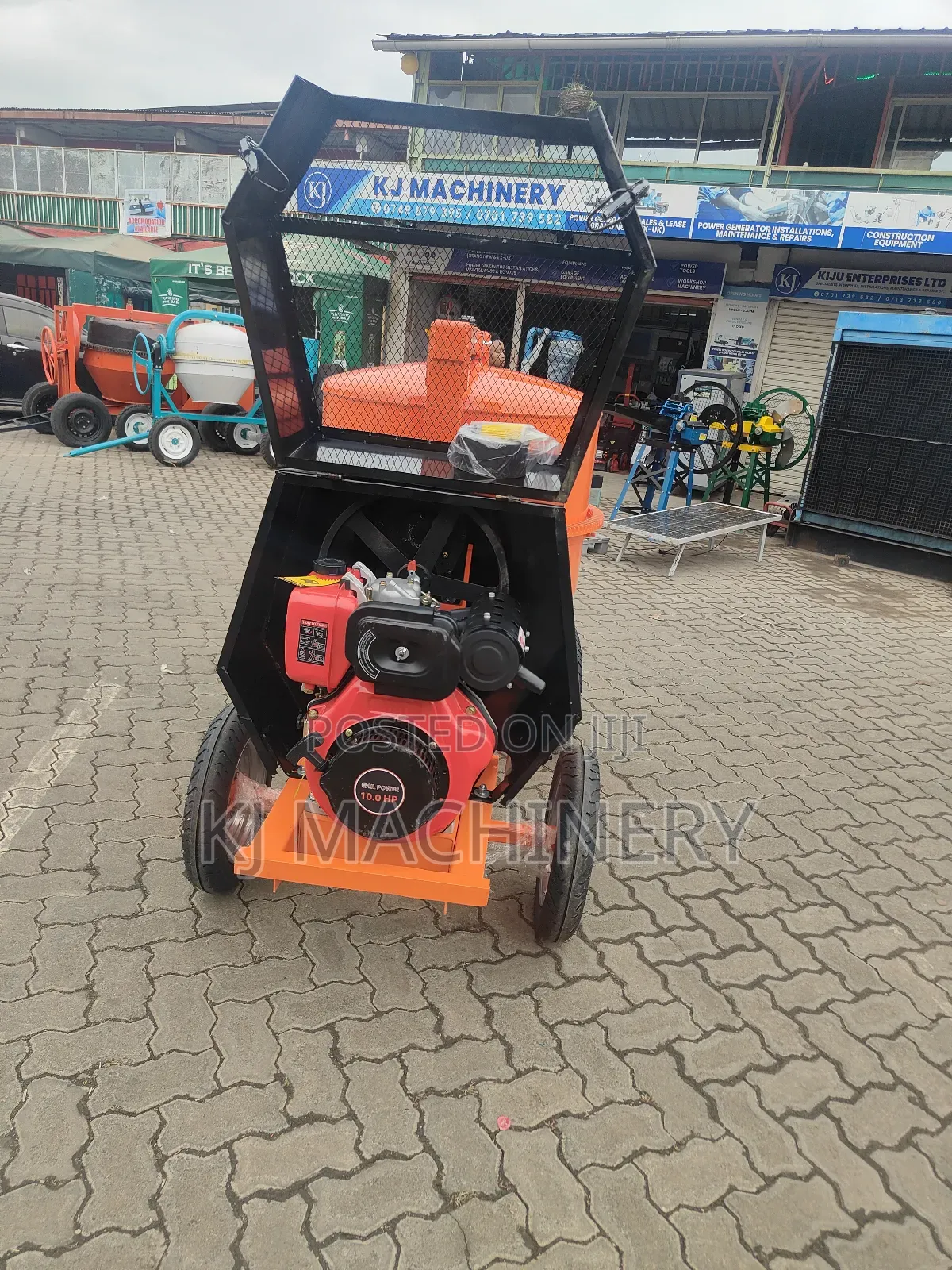 Primo Italy Diesel Concrete Mixer 400l Capacity.
