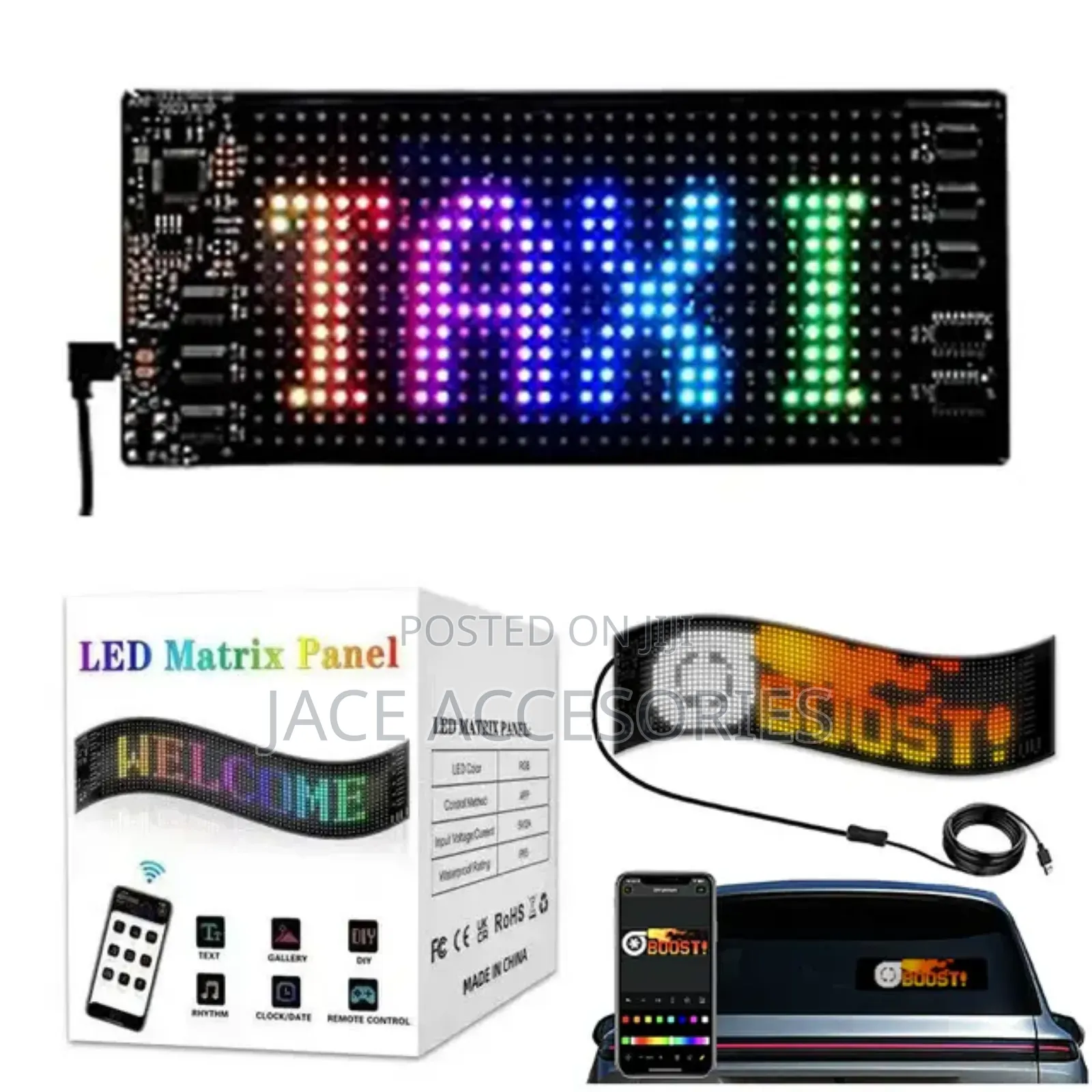 Latest Car Advertising Sighn Panel Light