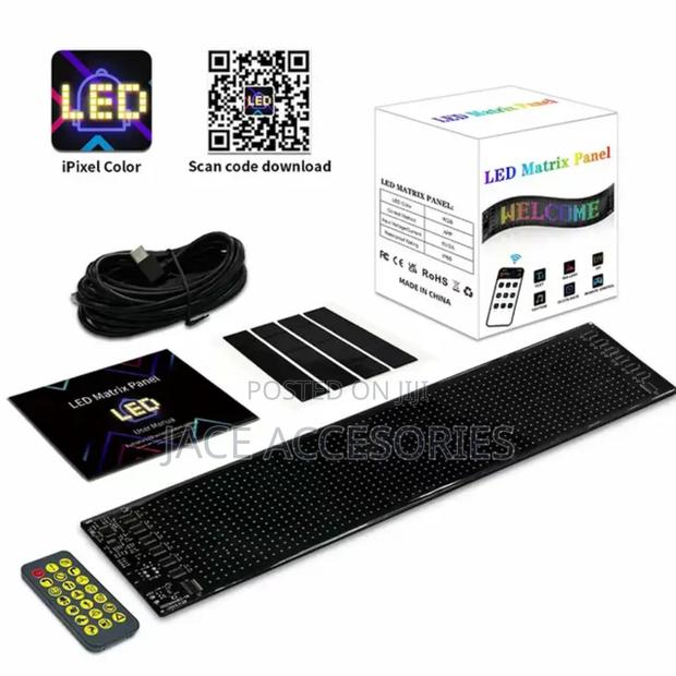 New Car Led Matrix Panel Advertising Sighn Devil Eye - thumbnail 2