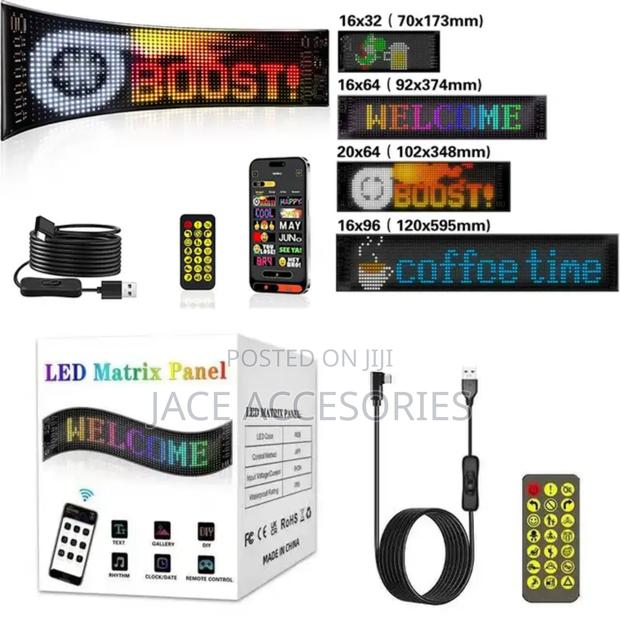 New Car Led Matrix Panel Advertising Sighn Devil Eye - thumbnail 3