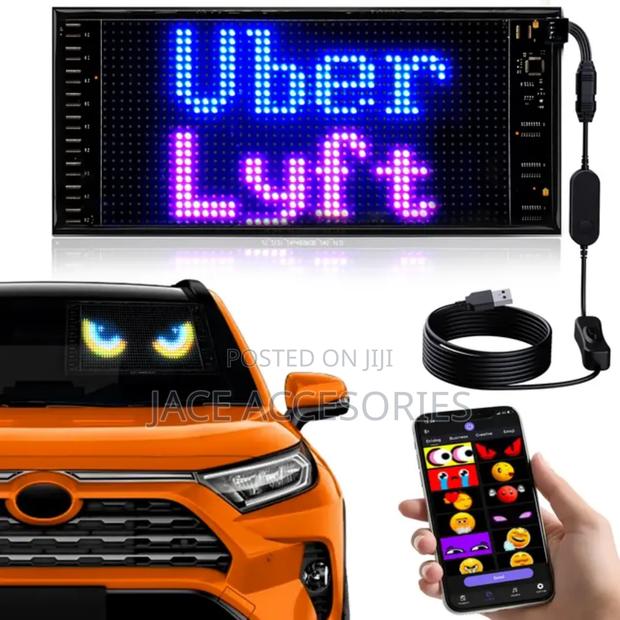 RGB Car Bluetooth Advertising Panel Sighn
