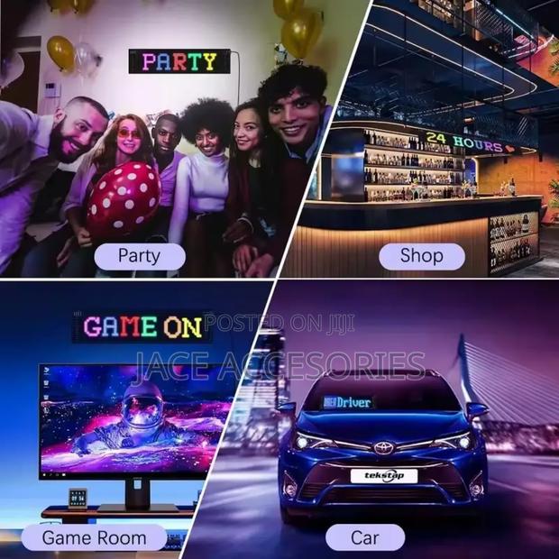 RGB Car Bluetooth Advertising Panel Sighn - thumbnail 4