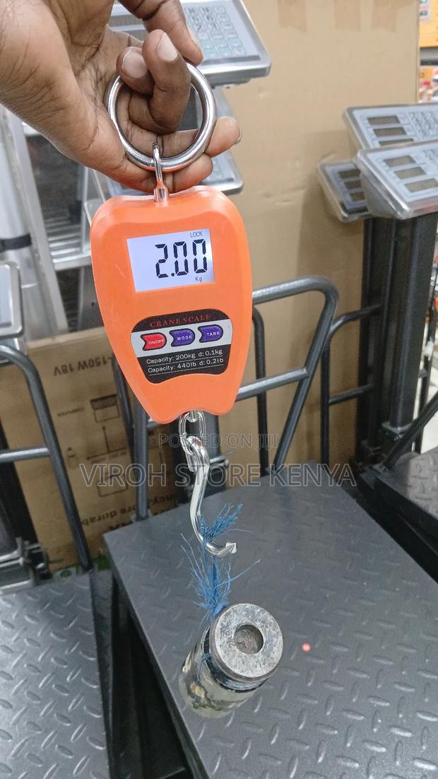 Accurate Digital Weighing Scale 200kgs Mini Crane Scale - thumbnail 4