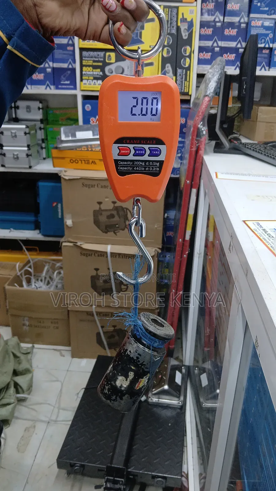 Accurate Digital Weighing Scale 200kgs Mini Crane Scale