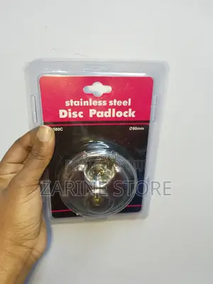 80mm Stainless Steel Padlock Round Padlock Top Security