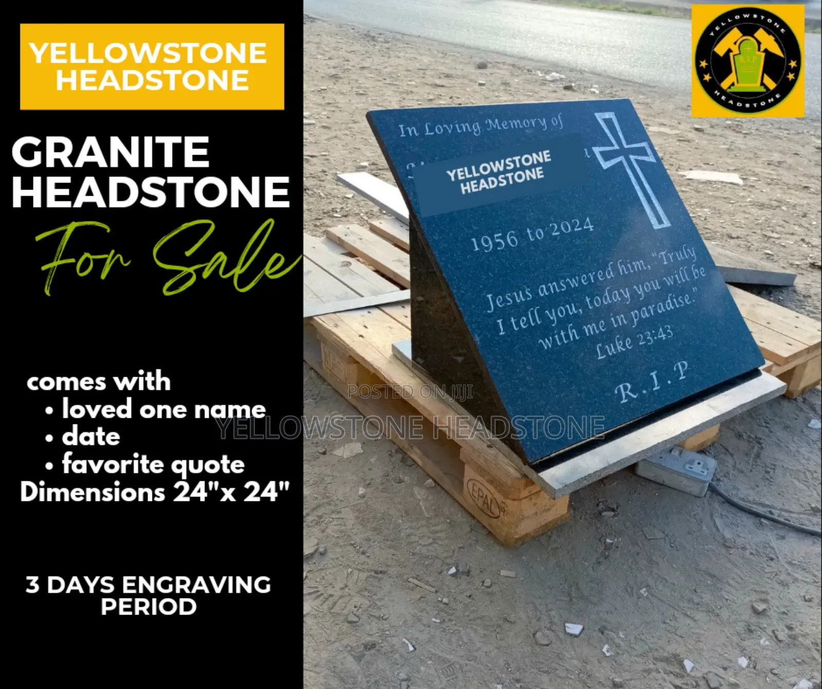 Special Customized Grave Tombstone Granite Headstone