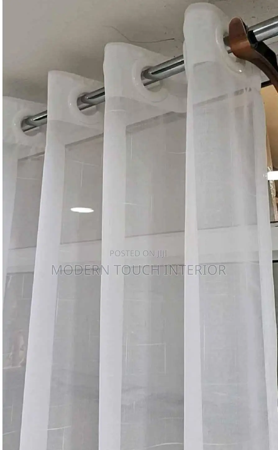 Plain White Sheer
