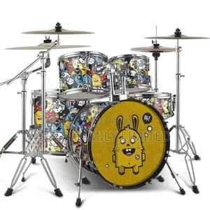 Asanasi Acoustic Drum Set 4 Cymbals