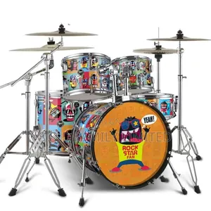 Asanasi Acoustic Drum Set 4 Cymbals