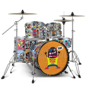 Asanasi Acoustic Drum Set 4 Cymbals