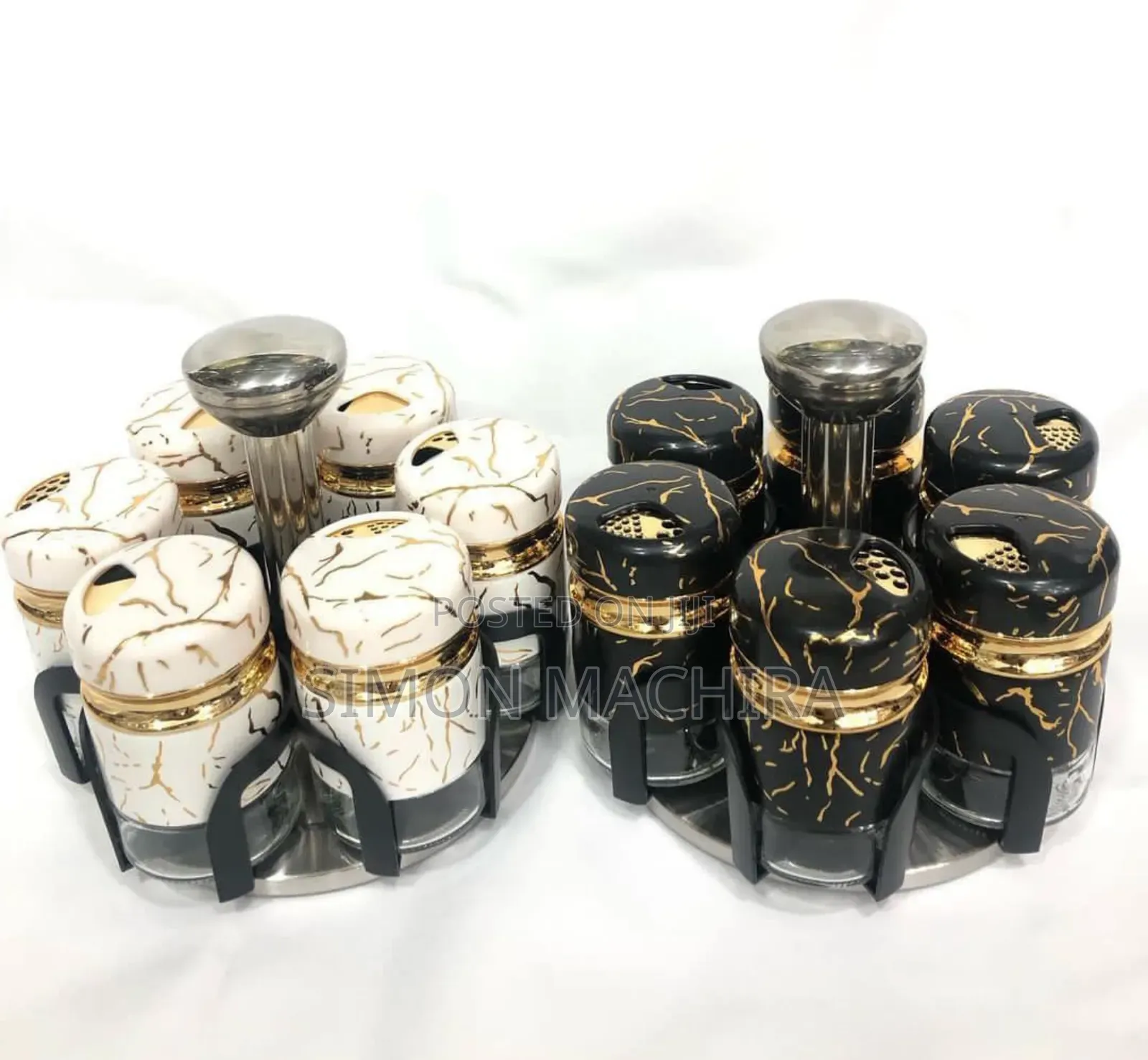 Rotating Seasoning Jars