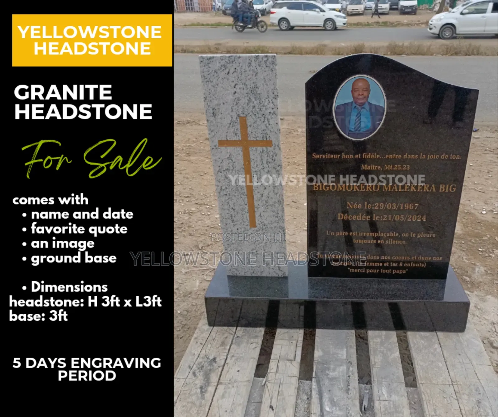Special Customized Grave Tombstone Granite Headstone