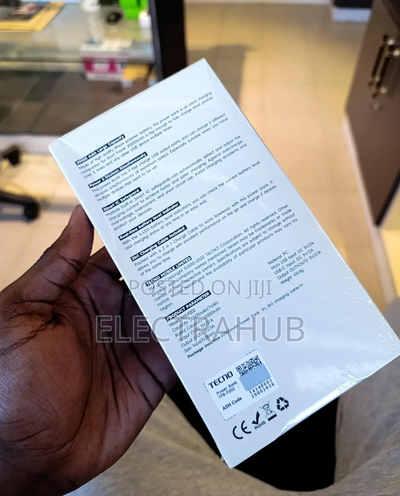 Tecno Omni-Tank 20000mah Powerbank New Sealed in a Shop
