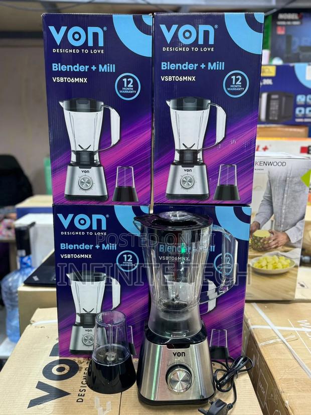 VON 1.5L Blender + Mill VBP501NLB - main view