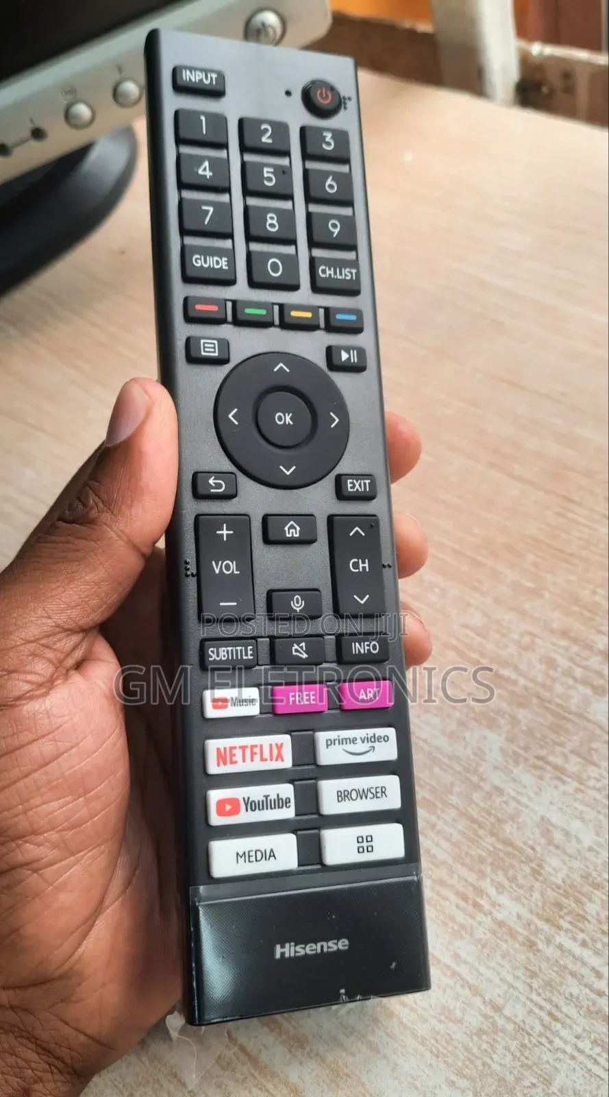 High Quality Hisense A4 A6 Smart Vidaa Remote-Voice Button