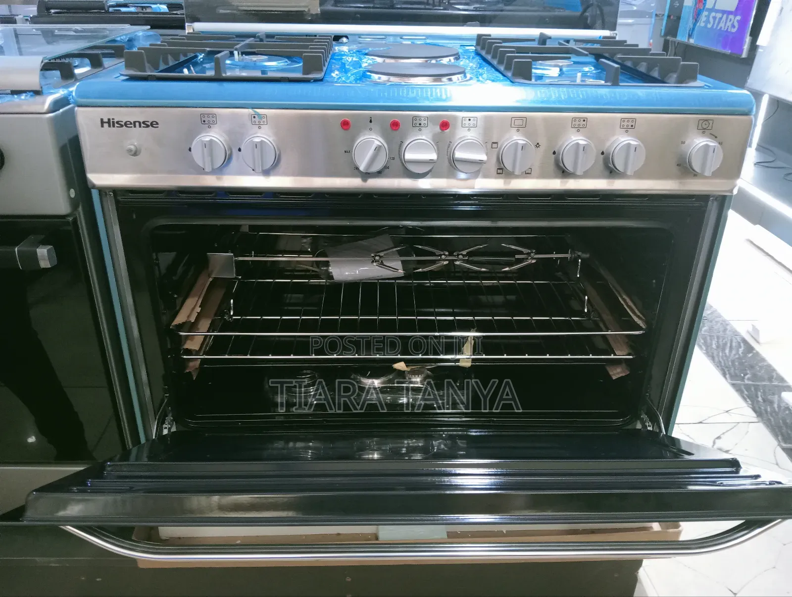 Hisense 4gas and 2 Electric Hot Plate 60 by 90