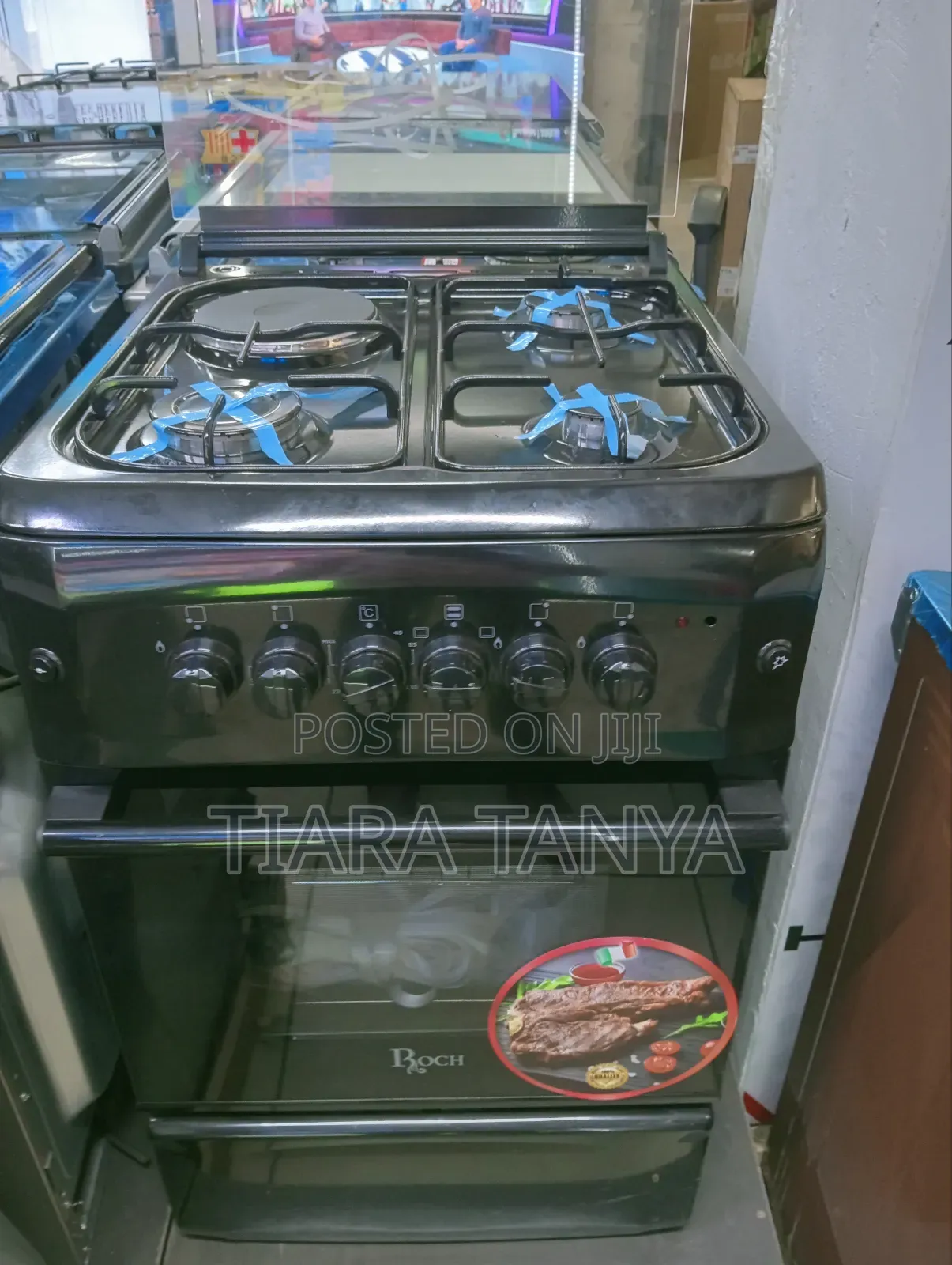 Roch Reck-Bl 3gas + 1electric, 50×55, Electric Ovencooker