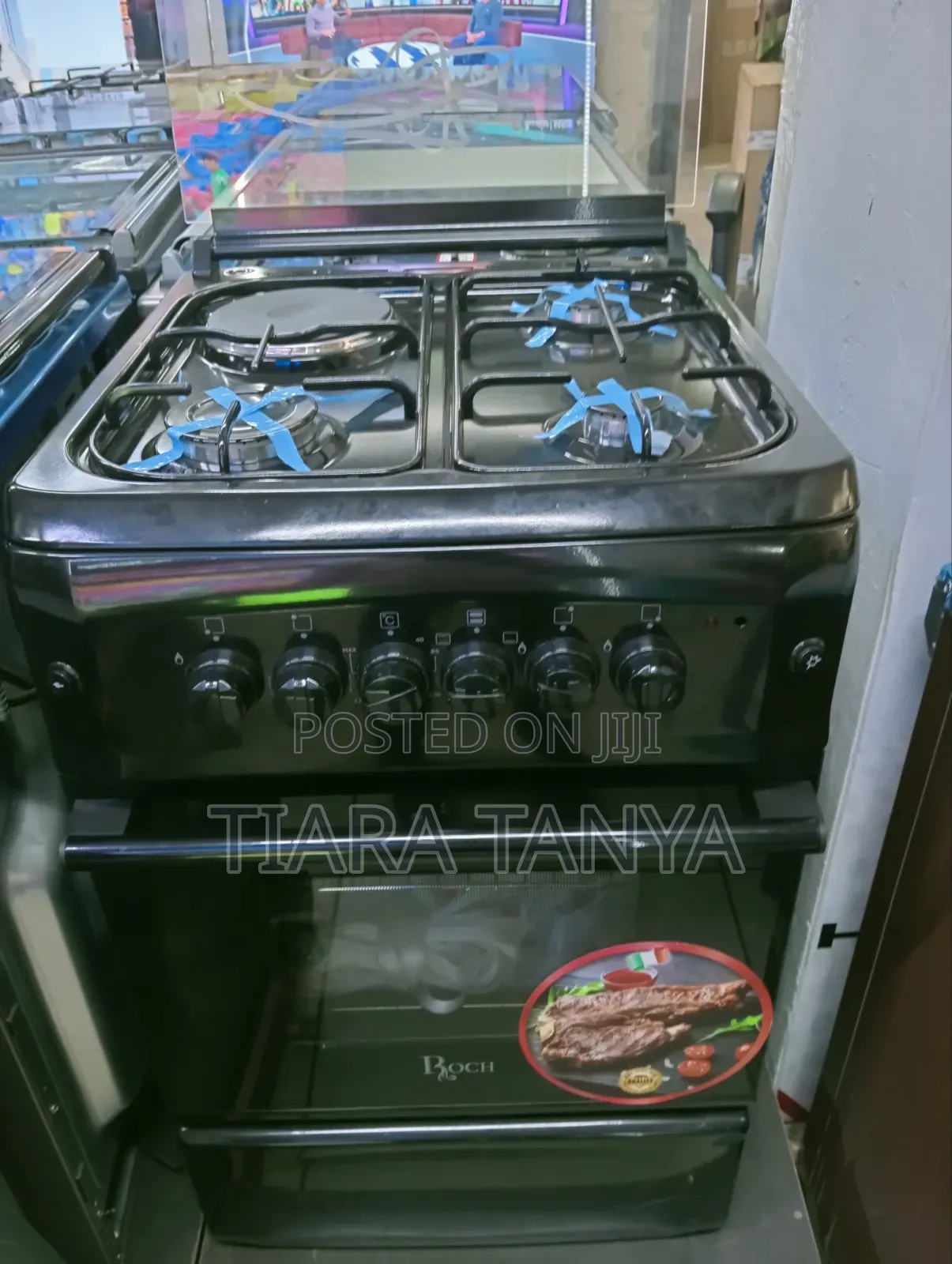 Roch Reck-Bl 3gas + 1electric, 50×55, Electric Ovencooker