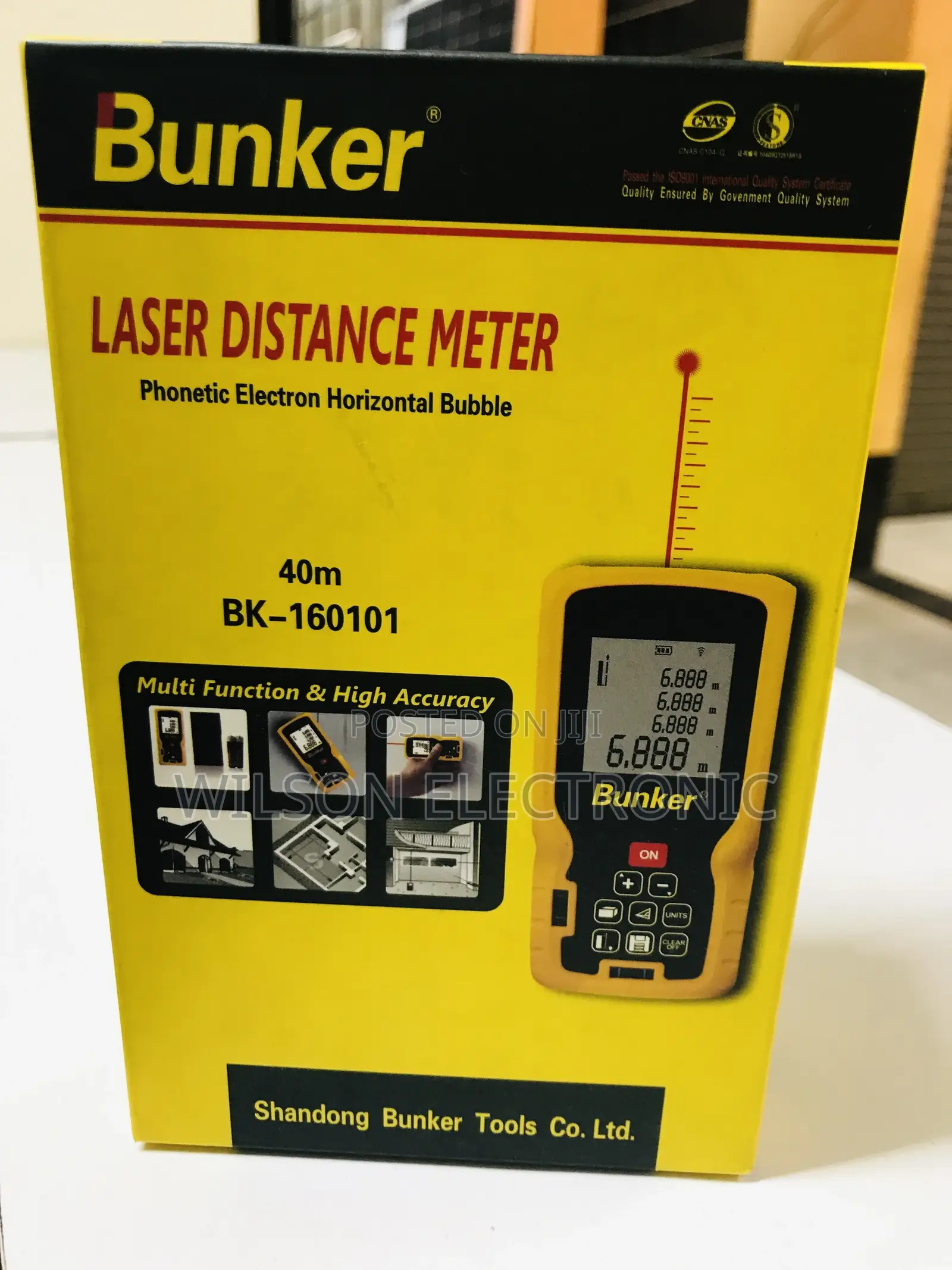 Bunker. Laser Distance Meter. 40M