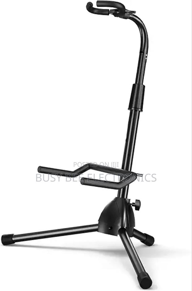 Universal Guitar Stand With Secure Lock Neck Holder,