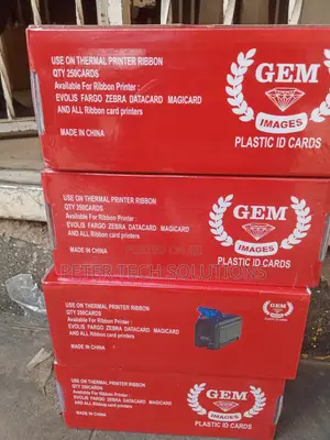 PLASTIC ID Cards Ribbons 250 Pieces