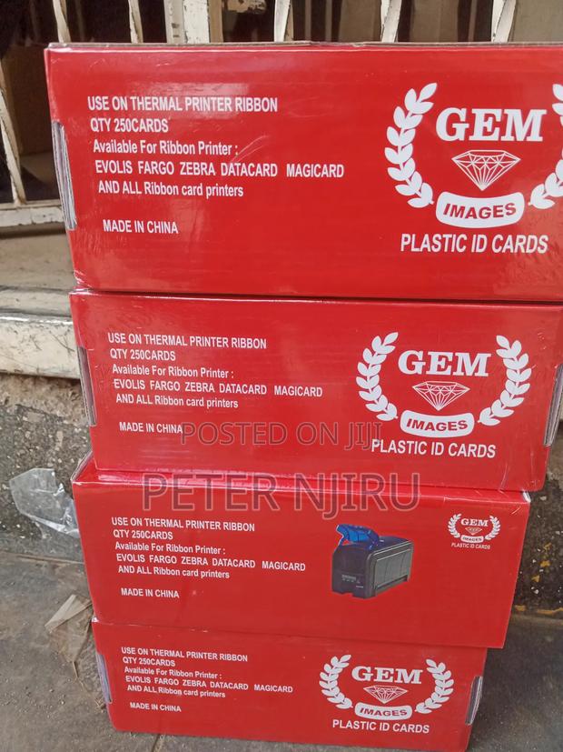 PLASTIC ID Cards Ribbons 250 Pieces - main view