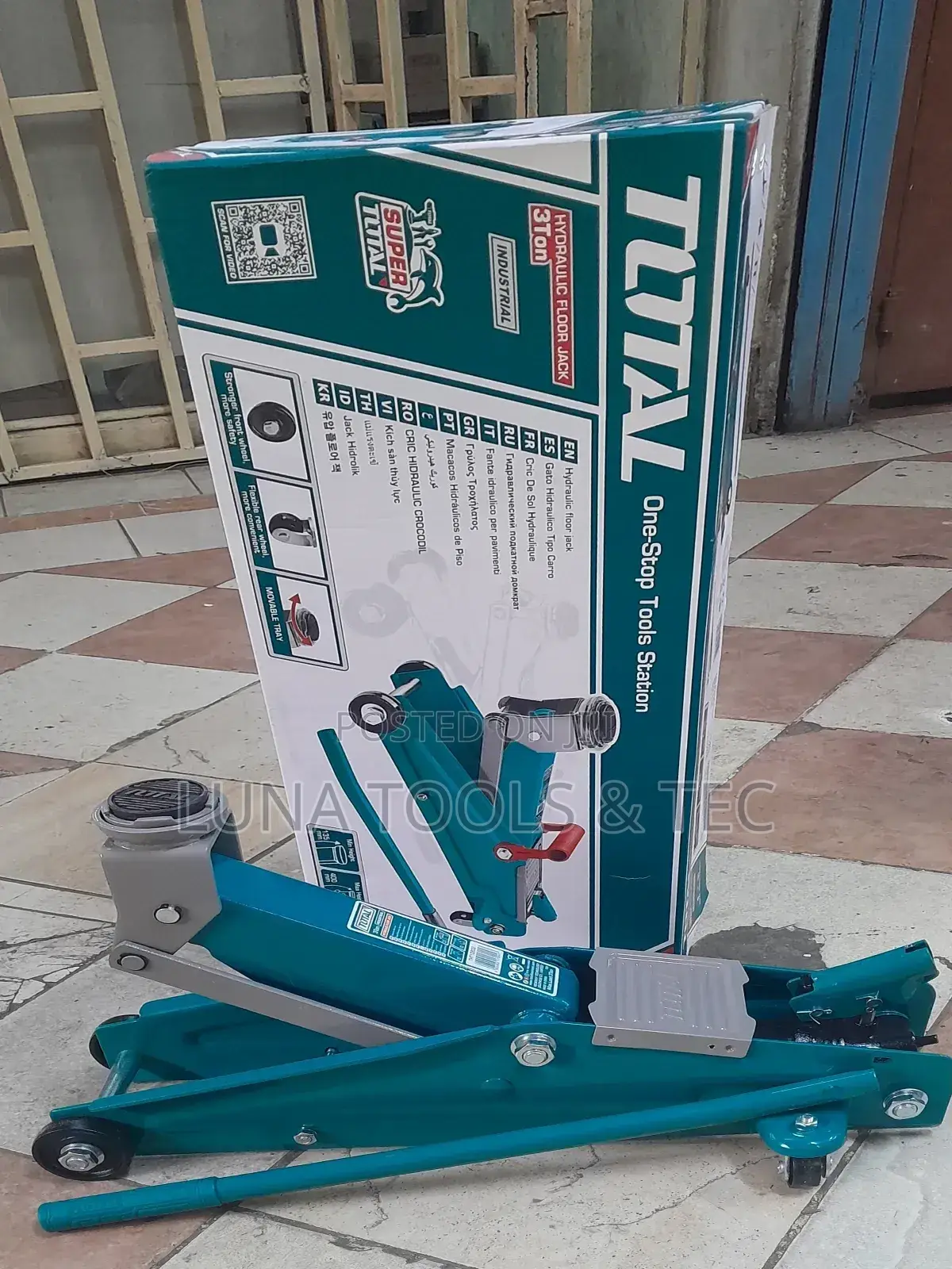 Super Hydraulic Floor Jack, 3ton.