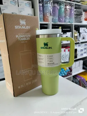 Green Vacuum Insulated Stanley Cup