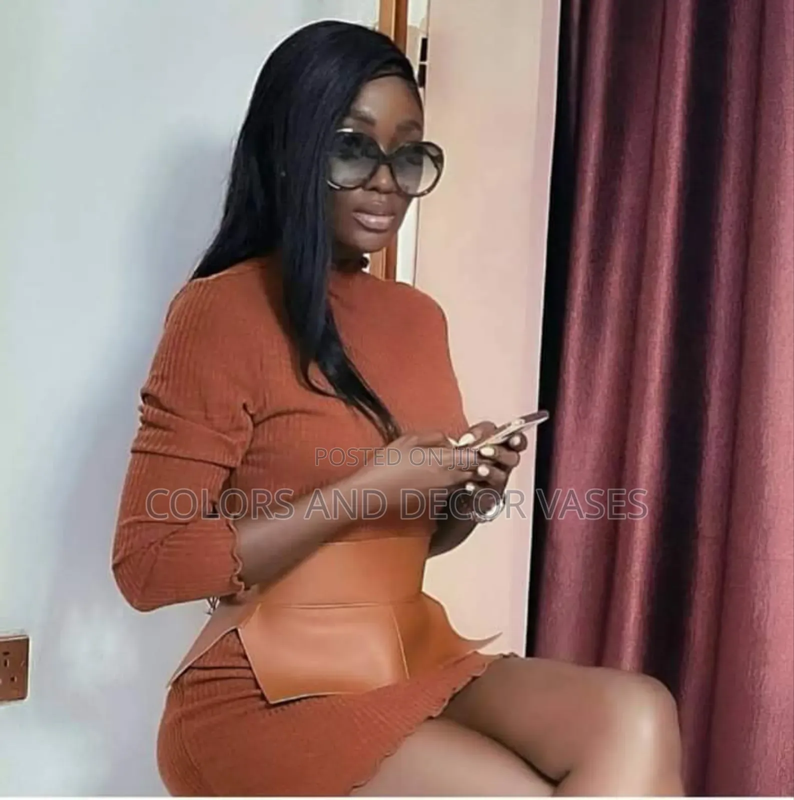 Brown Skirt Belt