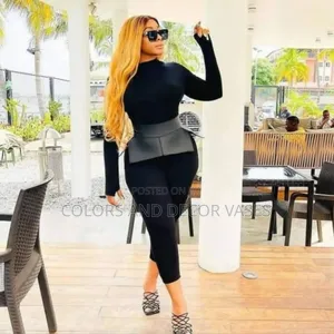 Black Skirt Belt in Stock
