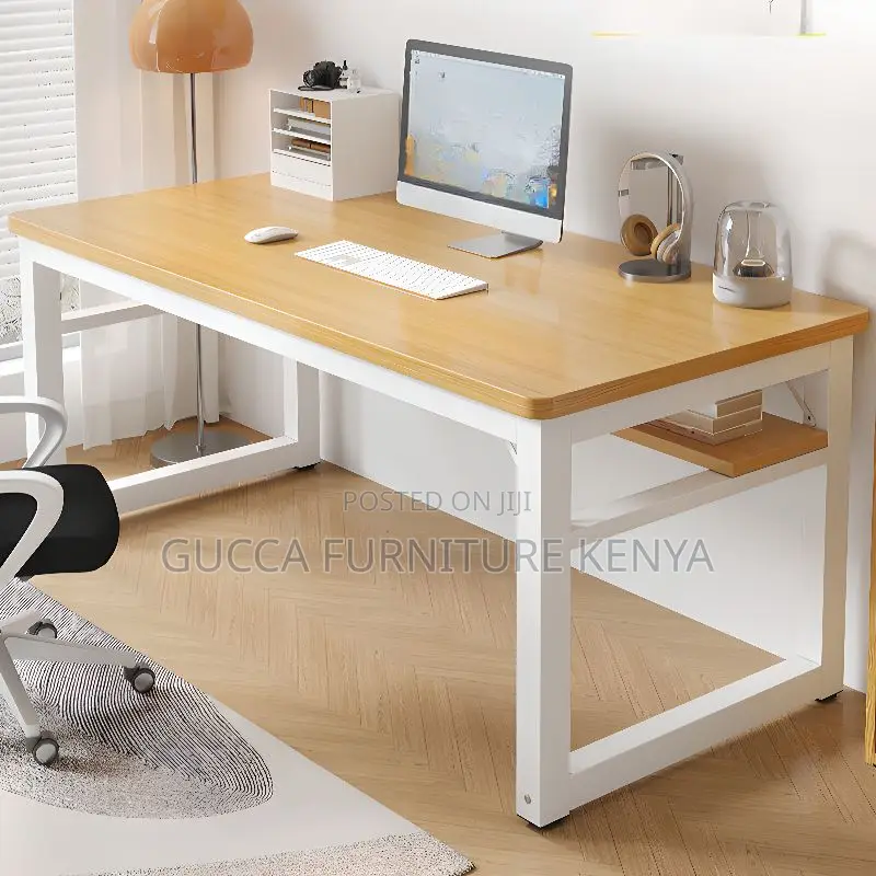 Rectangle Easy Installation Writing Desk With Sledge - 120CM