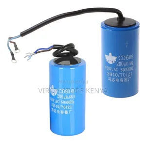 250V - 450V – 200uf Appliance Run Capacitor CD60