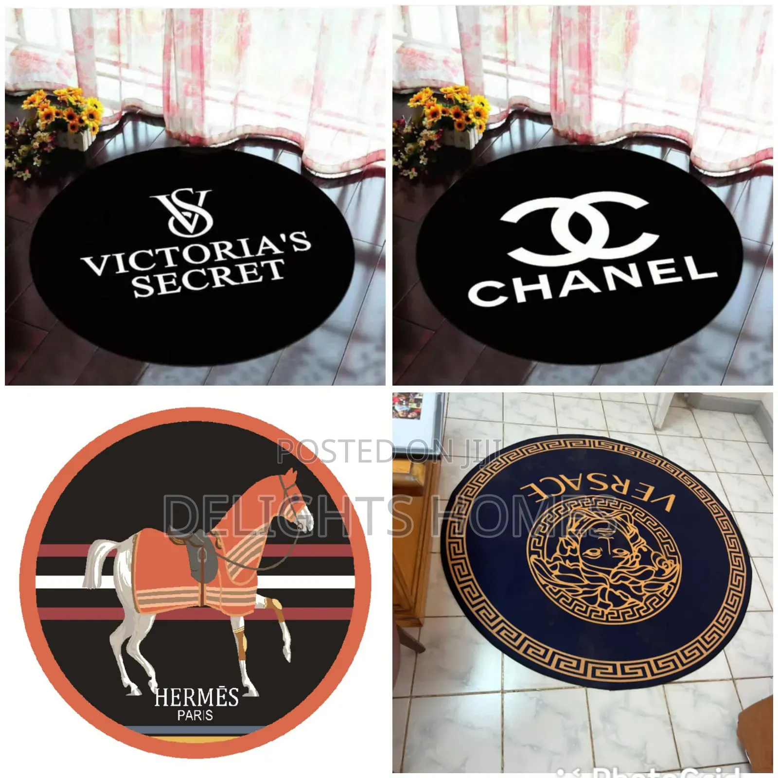Designer Round Rugs 80 Cm-Za