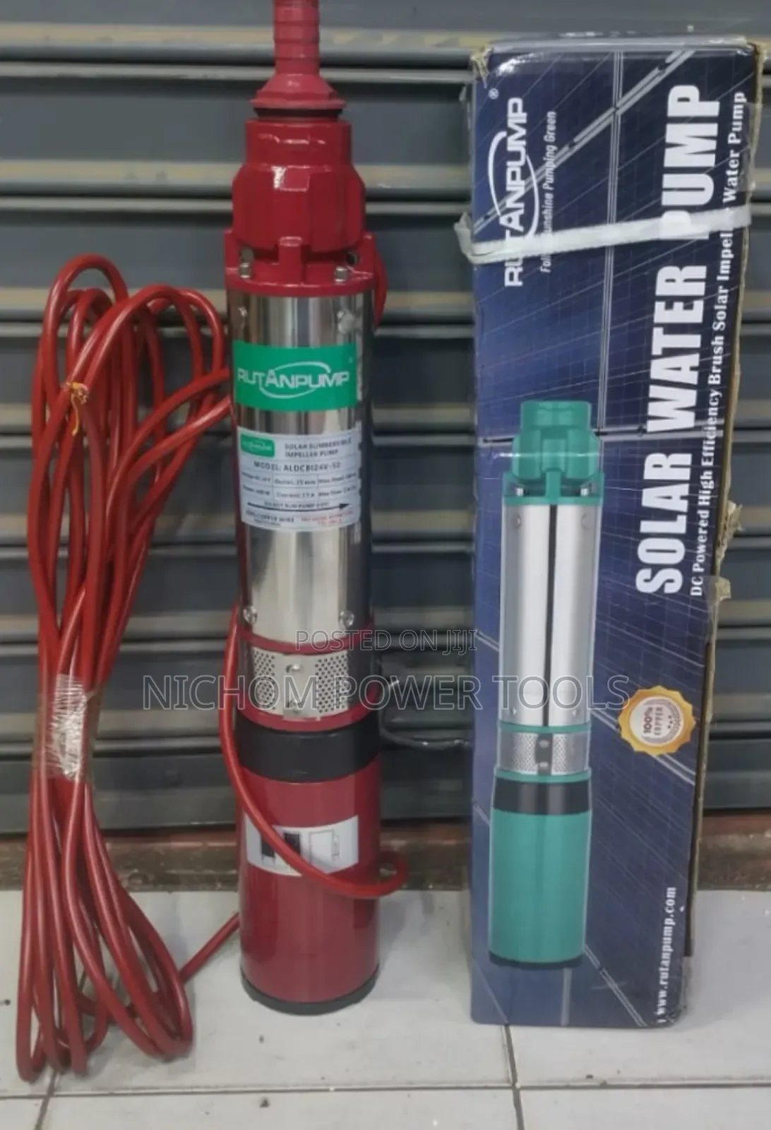 Dc Rutan Solar Submersible Water Pump 400watts 50m