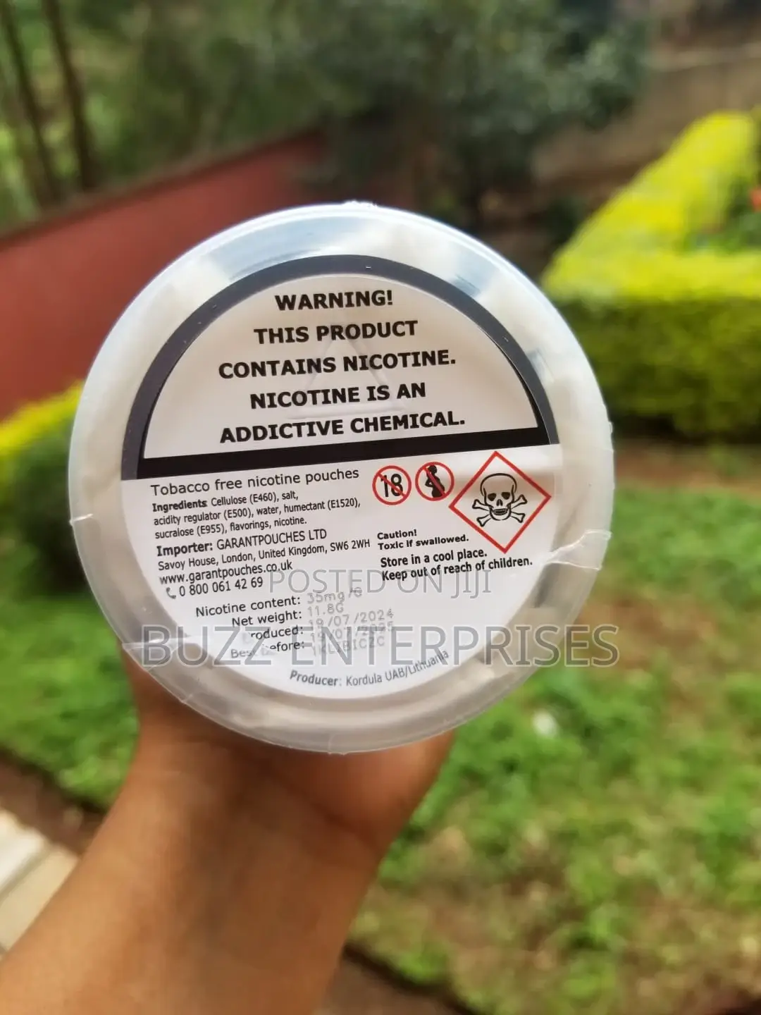 Grant Snus Nicotine Pouches 50mg