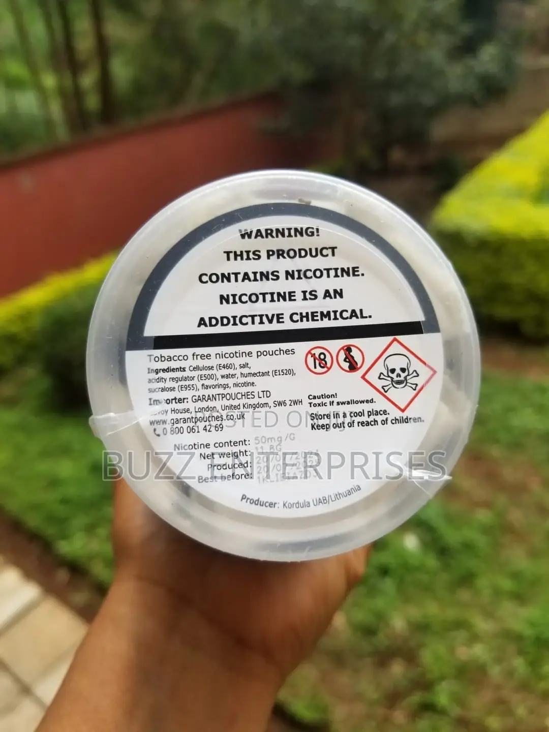 Grant Snus Nicotine Pouches 50mg