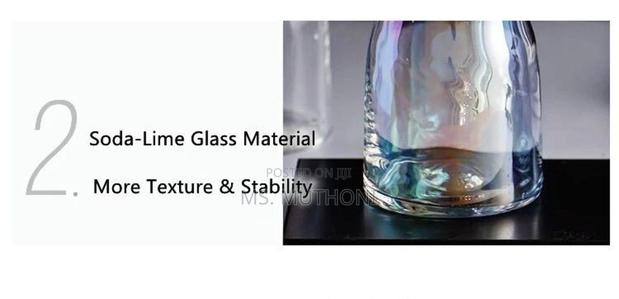 Decorative Modern Creative Dark Glass Vase Size : 35cm - thumbnail 2