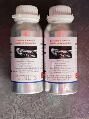 Repairing Liquid for Headlights Restoration