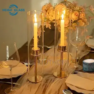 Glass Cylinder Modern Creative Clear Glass Vase : 50 Cm