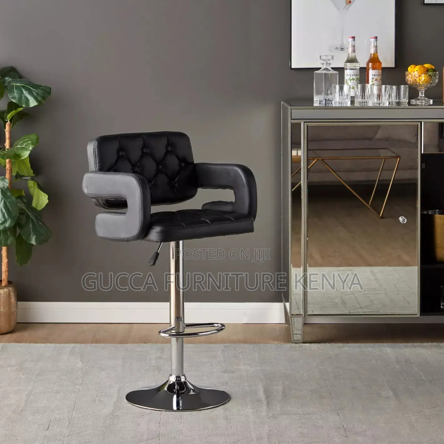 Counter Height Adjustable Barstool,