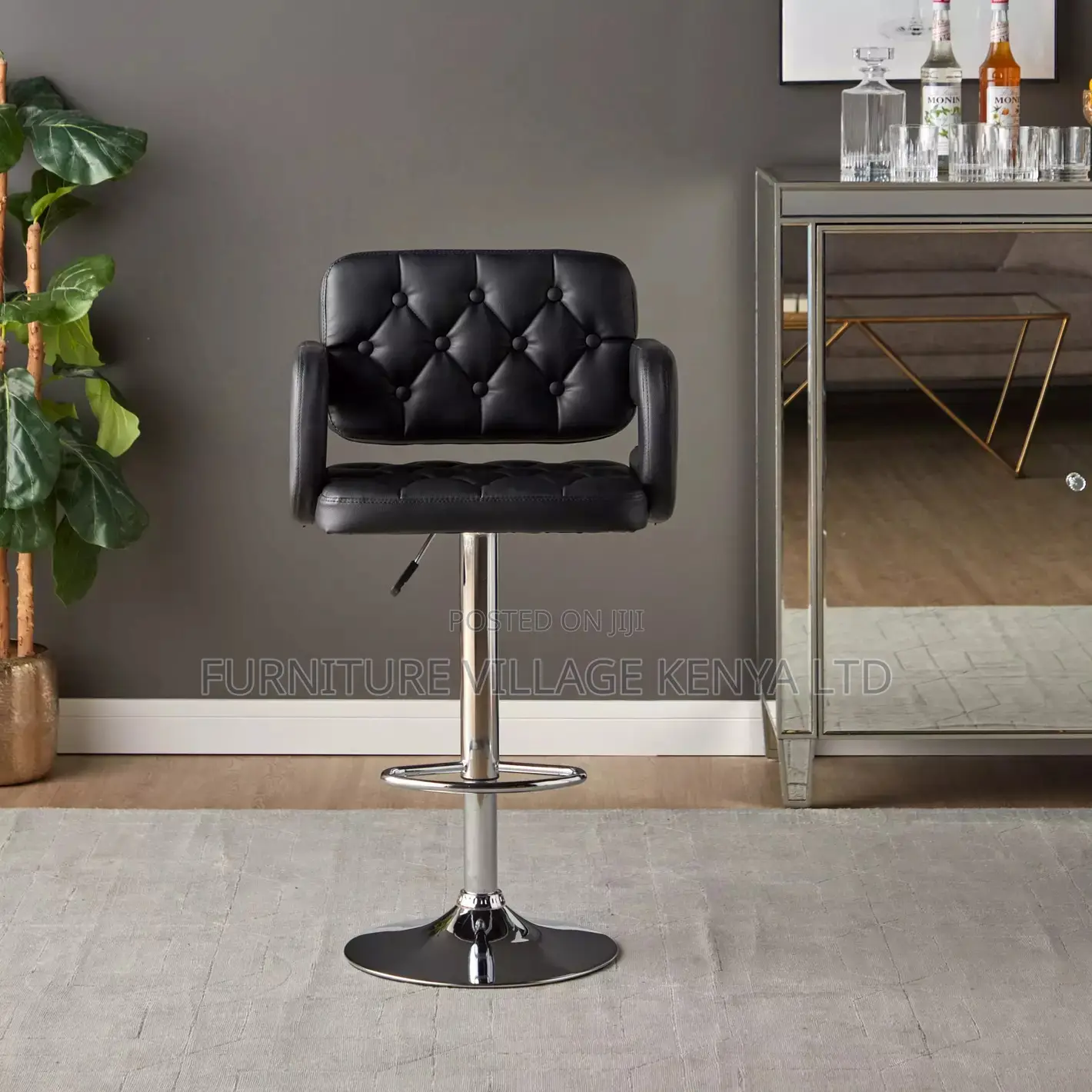 Counter Height Adjustable Barstool