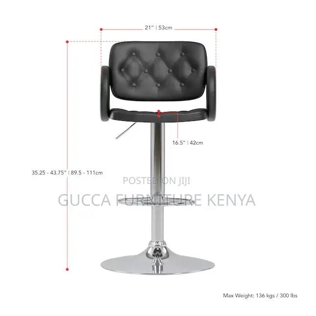Height Adjustable Barstool