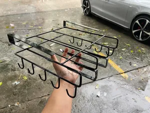 *Kitchen Cabinet Under Shelf Double-Layer Storage Rack*