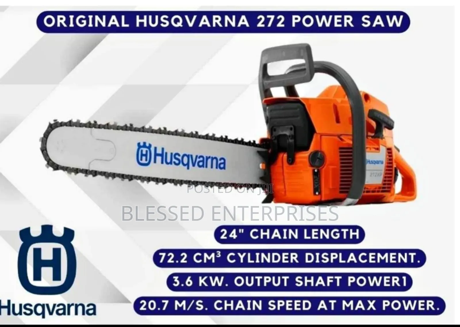 New Husqvarna Powersaw/272xp Husqvarna Power Saw /Chainsaw