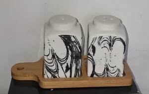 Salt Pepper Pot Bamboo Base -Pa