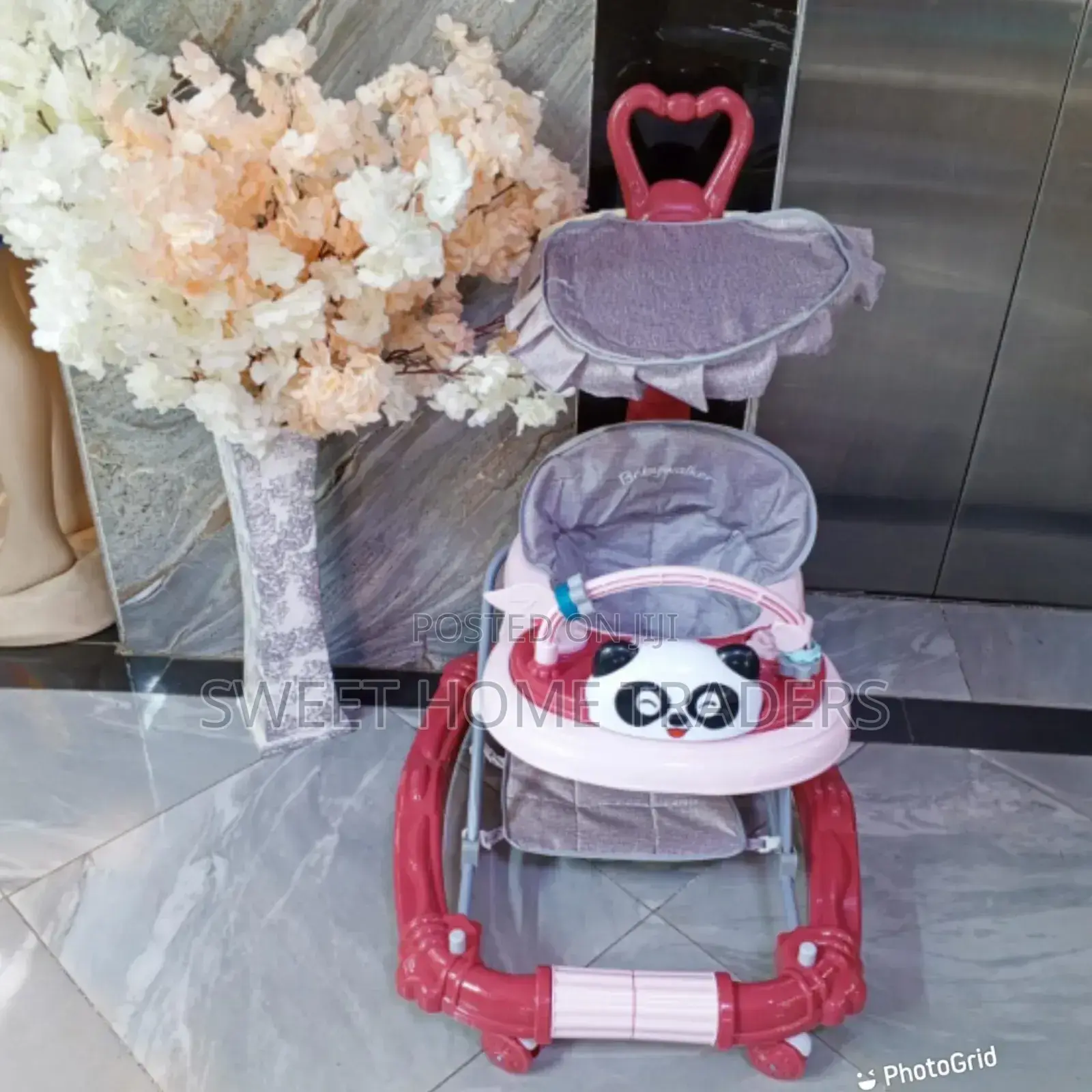 2in1 Baby Walker With Melody Red