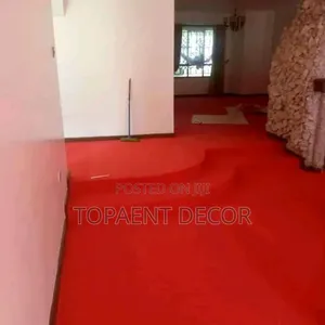 Vip Red Living Room Wall to Wall Carpets