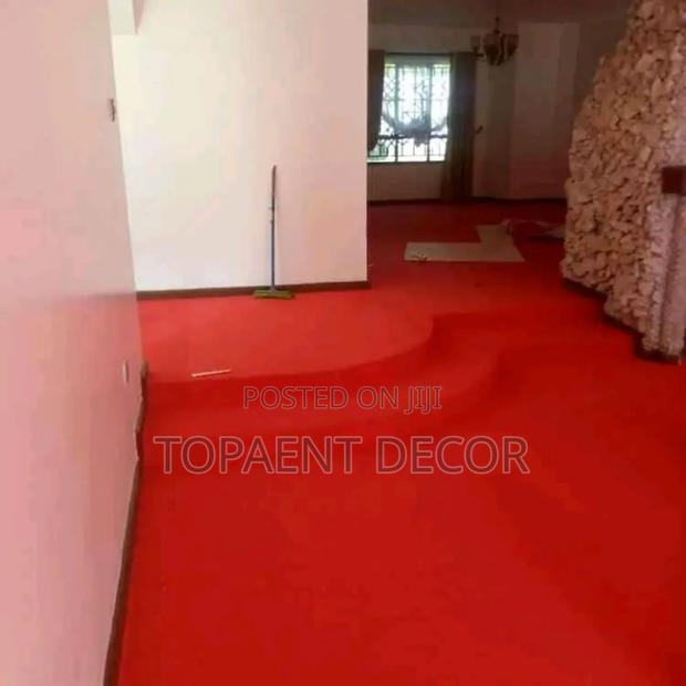Vip Red Living Room Wall to Wall Carpets