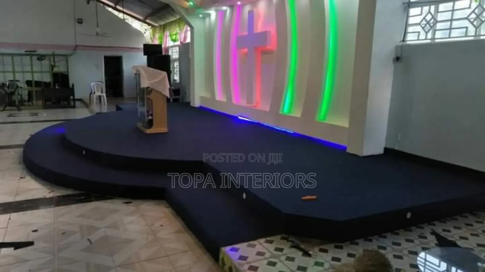 Navy Blue Church Altar Floor Decor Carpets Blue Floor Carpet